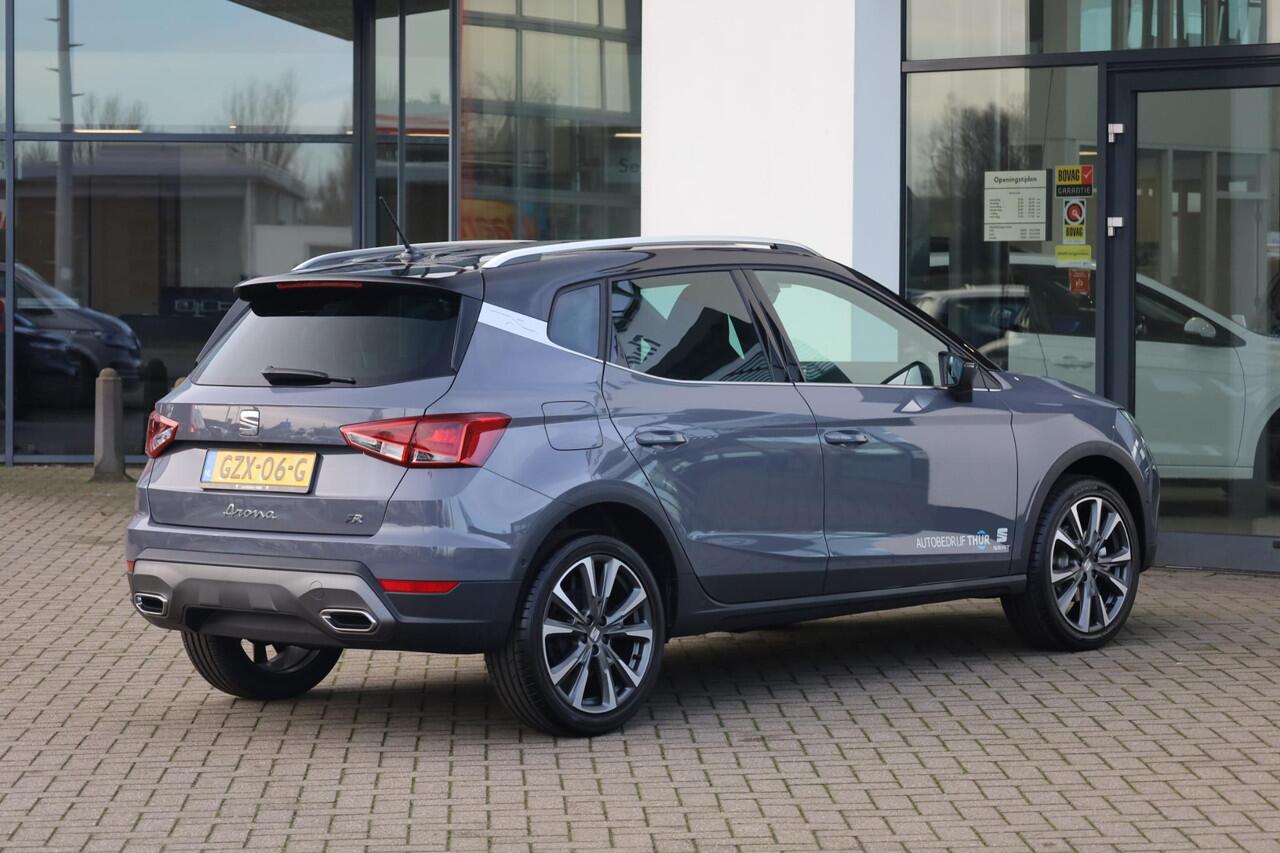 Seat Arona 1.0 EcoTSI FR Anniversary 95PK / 70kW Full LED koplampen, cruise control, climatronic airconditioning, volledig digitaal instrumentenpaneel (Virtual Cockpit), alarmsysteem, Apple Carplay & Android Auto, rijprofielkeuze, verwambare voorstoelen, draadloze t