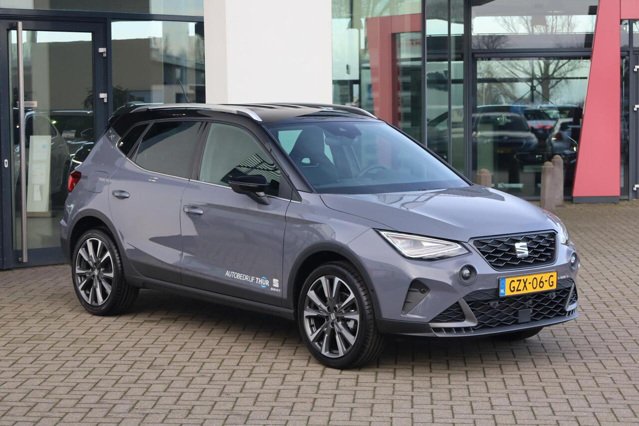 Seat Arona 1.0 EcoTSI FR Anniversary 95PK / 70kW Full LED koplampen, cruise control, climatronic airconditioning, volledig digitaal instrumentenpaneel (Virtual Cockpit), alarmsysteem, Apple Carplay & Android Auto, rijprofielkeuze, verwambare voorstoelen, draadloze t