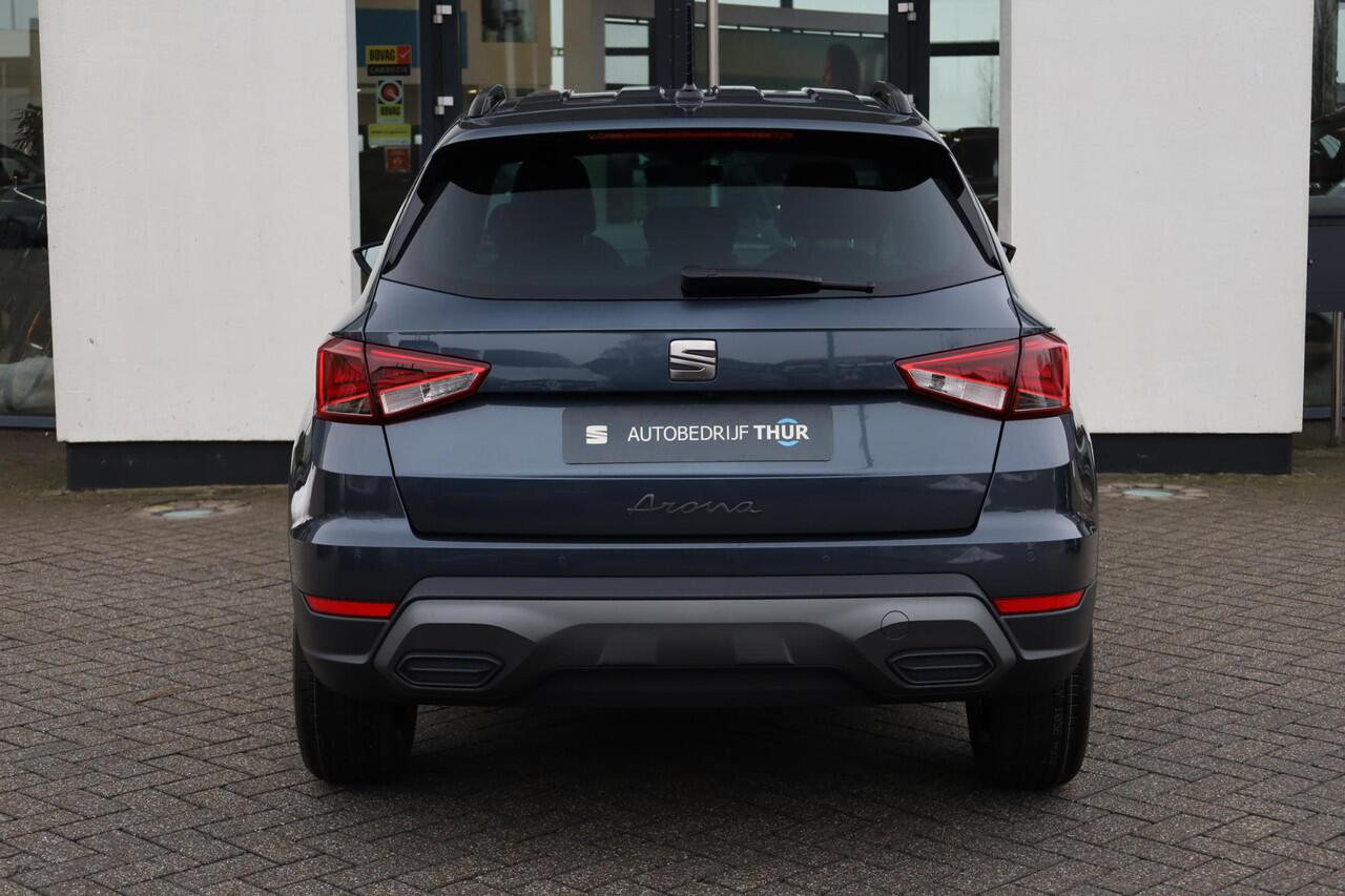 Seat Arona 1.0 EcoTSI Style Business Connect 115PK / 85kW DSG, LED koplampen, parkeersensoren voor en achter (pdc), achteruitrijcamera (rear view), Safe & Driving Pack M (adaptive cruise control, multi-collision brake, grootlichtassistent), 17" 'Dynamic Machined' LM