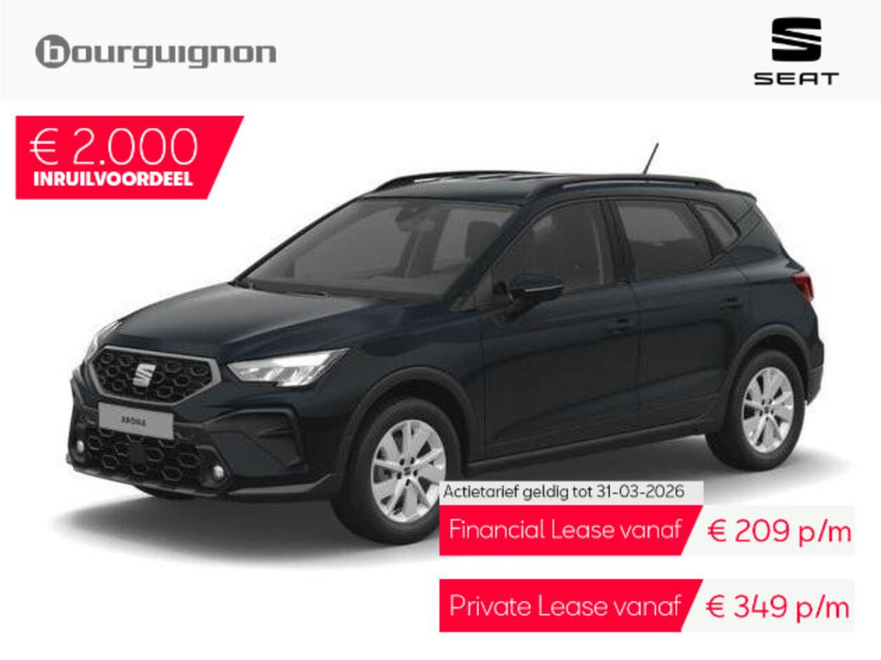 Seat Arona Reference 1.0 TSI 95 PK | Parkeersensoren | Cruise control | Airco | Apple carplay / Android auto