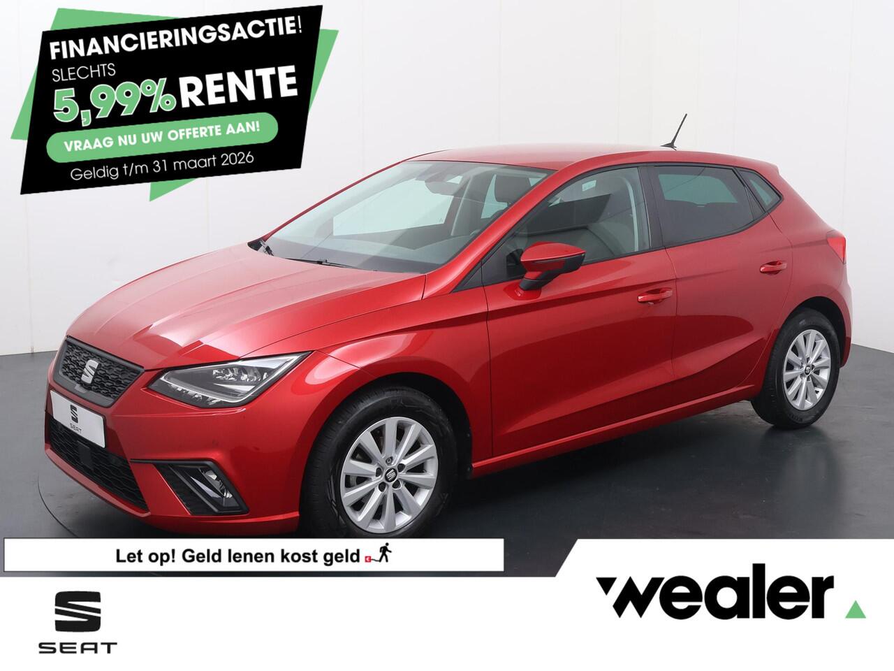 Seat IBIZA 1.0 TSI Style Business Intense Plus | 95 PK | Climate control | LED verlichting | Apple Carplay/Android Auto | Achteruitrijcamera |