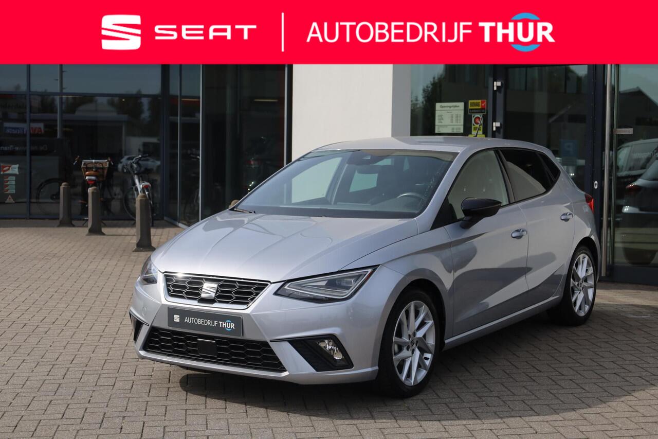 Seat IBIZA 1.0 EcoTSI FR PL ¤436 p/m* 70KW/95PK, navigatie grootbeeld, leder alcantara, cruise control, FR FULL Led, cruise control, parkeersensoren, multifunctioneel lederen stuurwiel, dealer onderhouden
