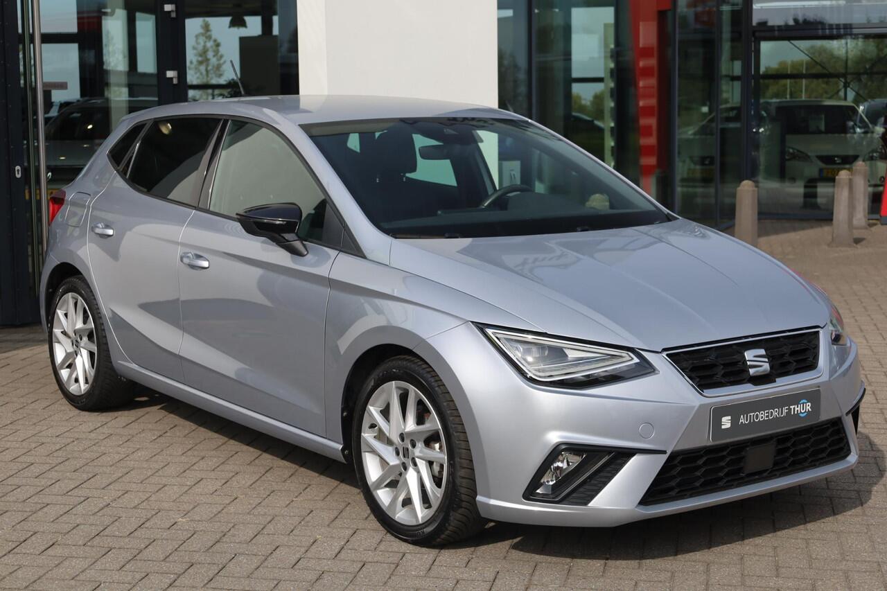 Seat IBIZA 1.0 EcoTSI FR PL ¤436 p/m* 70KW/95PK, navigatie grootbeeld, leder alcantara, cruise control, FR FULL Led, cruise control, parkeersensoren, multifunctioneel lederen stuurwiel, dealer onderhouden