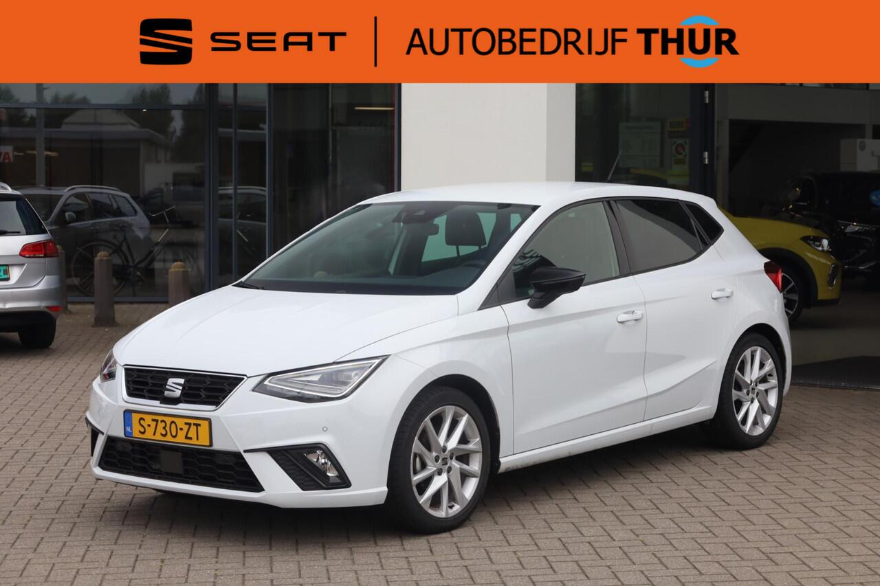 Seat IBIZA 1.0 EcoTSI FR Business Intense 95PK / 70kW, Achteruitrijcamera, parkeersensoren voor en achter, stoelverwarming, adaptieve cruise control (acc), volledig digitaal instrumentenpaneel, Apple Carplay / Android Auto, DAB+, inklapbare spiegels, 2-zone climatro