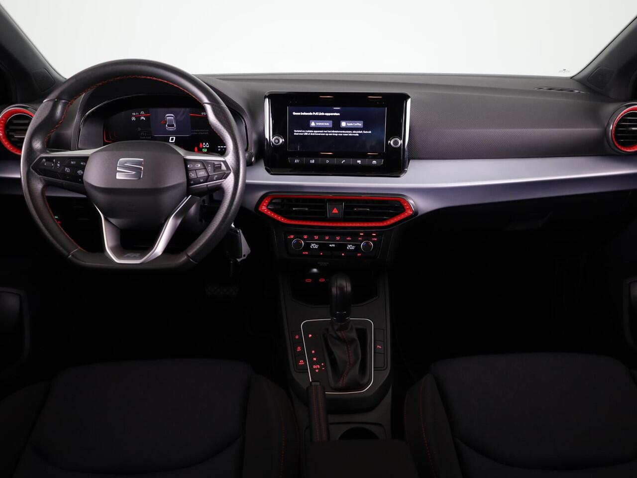 Seat IBIZA 1.0 EcoTSI FR 115 pk Automaat (DSG) | Verlengde garantie | Navigatie via App | Parkeersensoren | LED koplampen |