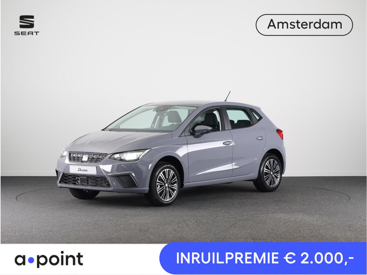 Seat IBIZA Style 1.0 TSI 95 pk 5 versn. Hand | 16 inch | Carplay | Cruise Control | Graphene Grey | Park Assist | Airco