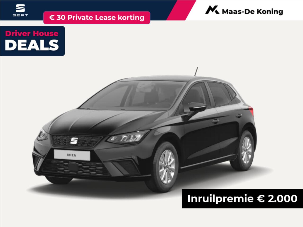 Seat IBIZA Style Business Connect 1.0 EcoTSI 85 kW / 115 PK H 7 versn. DSG | Herwaardering | Privatelease 397,- Per maand!