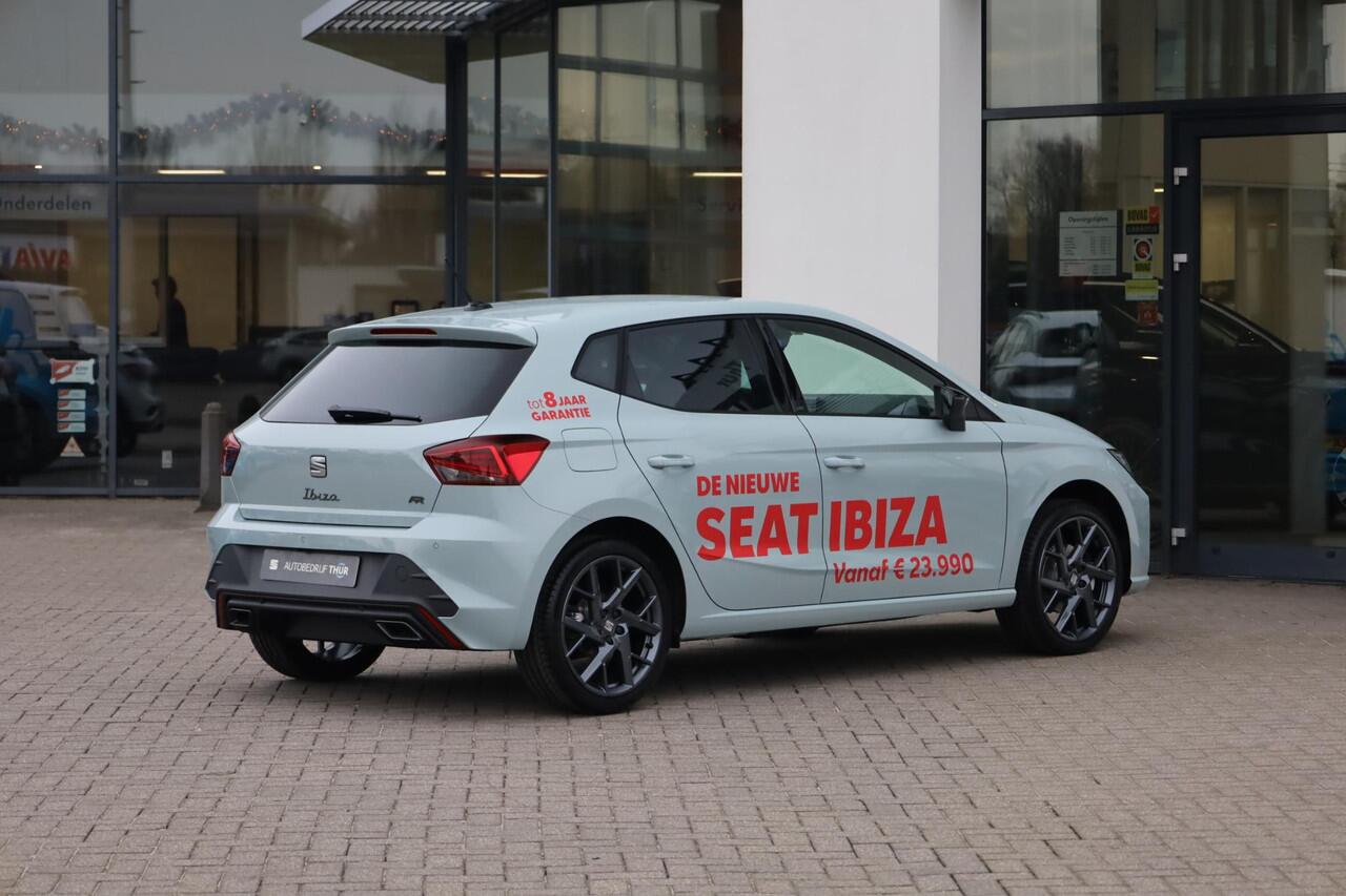 Seat IBIZA 1.0 EcoTSI FR Business Connect 115PK / 85kW, Achteruitrijcamera, Apple Carplay & Android Auto, verwarmbare voorstoelen, Keyless Entry, dodehoekdetectie, full LED koplampen, navigatie, draadloos telefoon laden, groot digitaal instrumentenpaneel (Virtual Co
