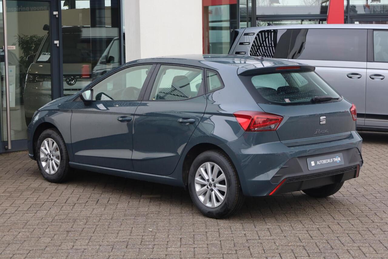 Seat IBIZA 1.0 EcoTSI Reference 95PK / 70kW Apple Carplay & Android Auto, volledig digitaal instrumentenpaneel, full LED koplampen, parkeersensoren achter, airco, cruise control, 15'' LMV 'Enjoy'