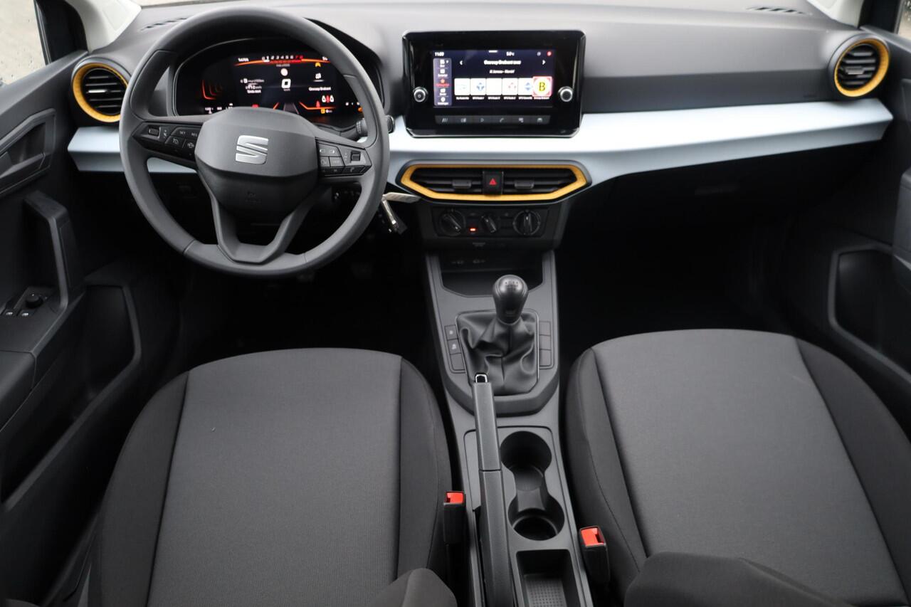 Seat IBIZA 1.0 EcoTSI Reference 95PK / 70kW Apple Carplay & Android Auto, volledig digitaal instrumentenpaneel, full LED koplampen, parkeersensoren achter, airco, cruise control, 15'' LMV 'Enjoy'