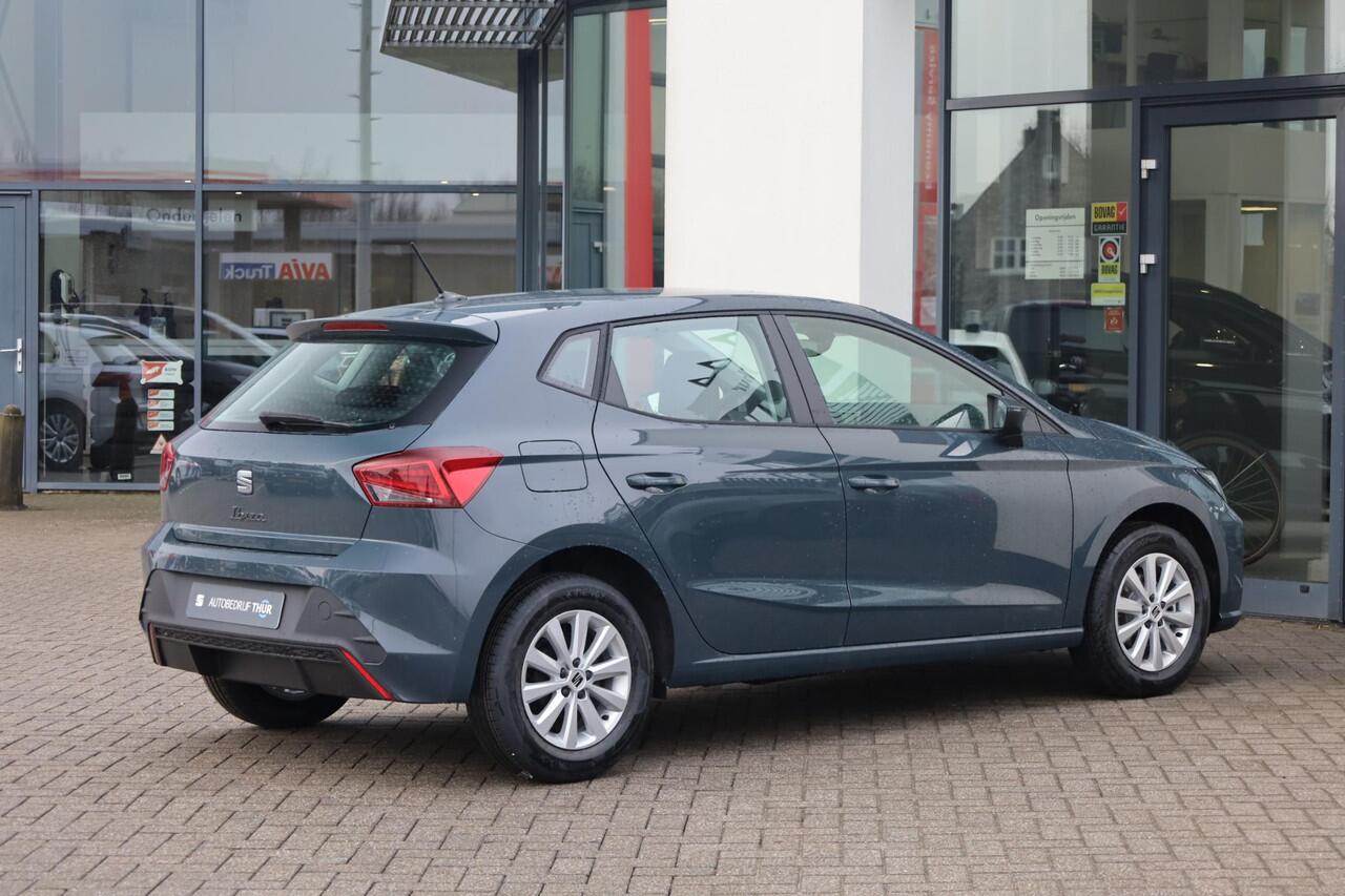 Seat IBIZA 1.0 EcoTSI Reference 95PK / 70kW Apple Carplay & Android Auto, volledig digitaal instrumentenpaneel, full LED koplampen, parkeersensoren achter, airco, cruise control, 15'' LMV 'Enjoy'