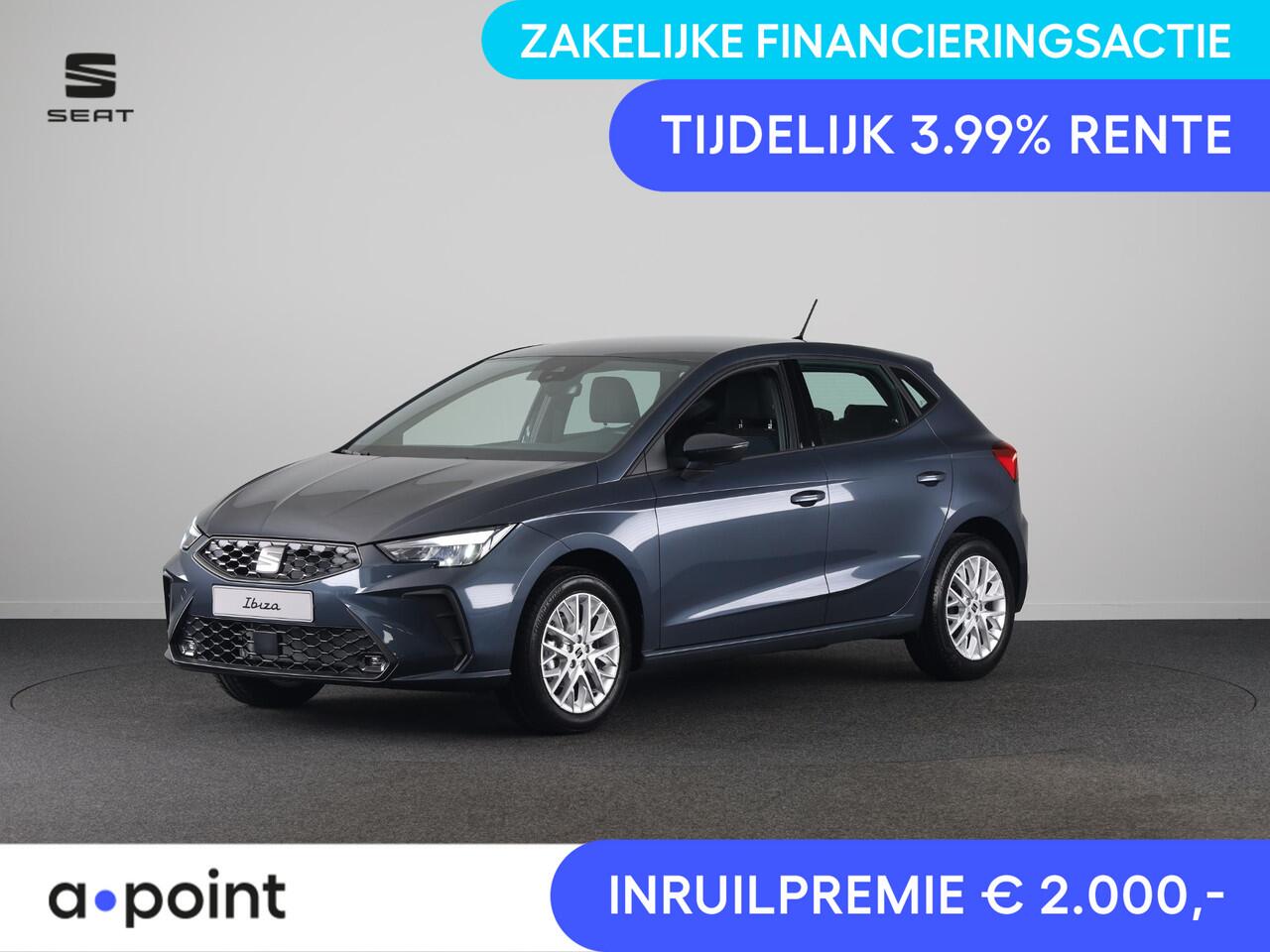 Seat IBIZA SEAT Ibiza Style plus 1.0 EcoTSI 95 pk Magnetic Tech Metallic | Park Assist | Apple Carplay | Cruise control