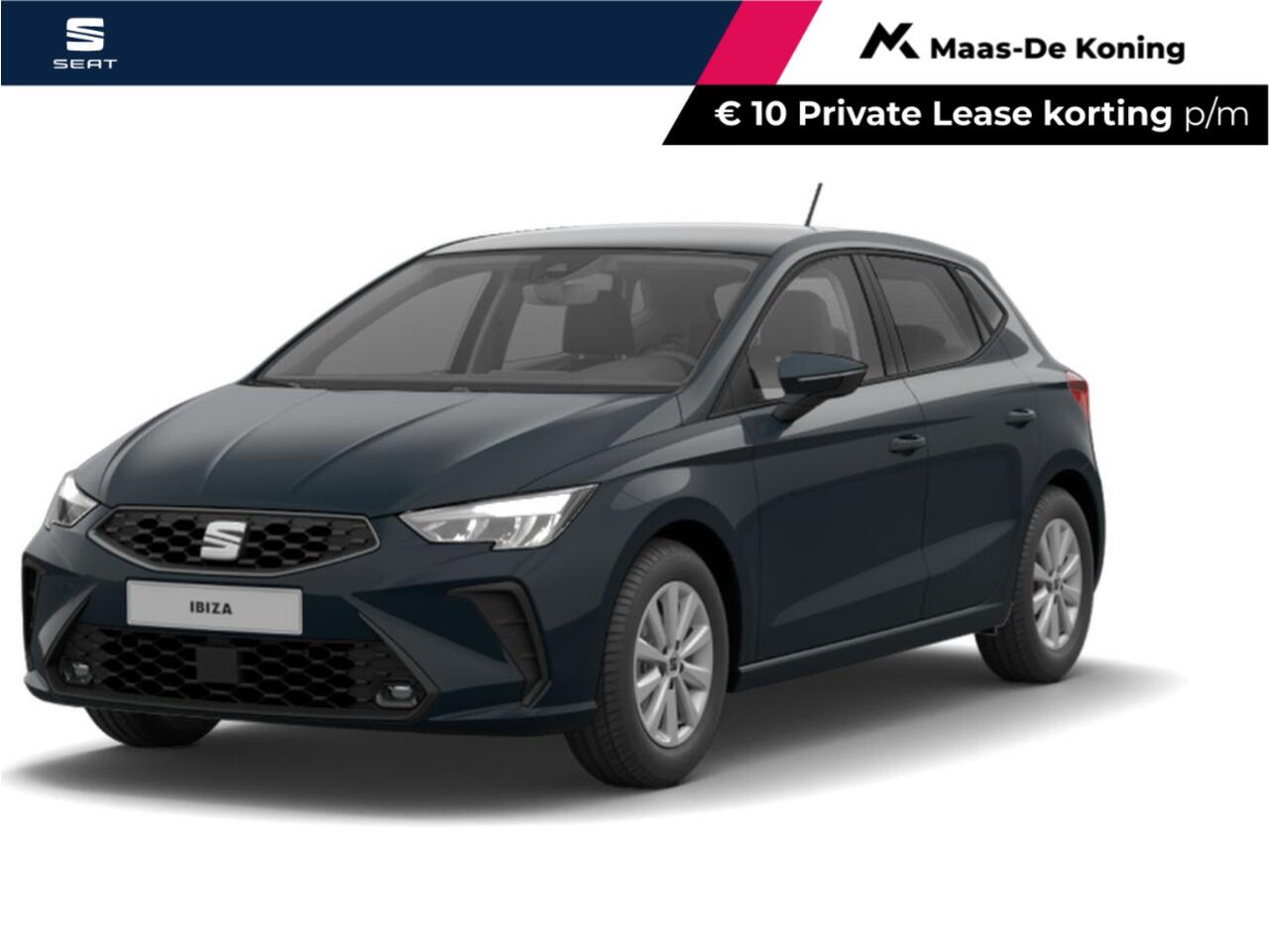 Seat IBIZA Reference 1.0 EcoTSI 70 kW / 95 PK Hatchback 5 deu | Fiord Blue | PRIVATELEASE 299.- PER MAAND!!!!