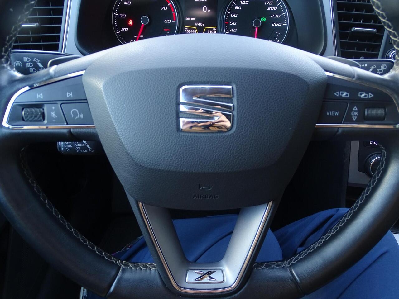 Seat LEON ST 1.4 EcoTSI FR Business Intense AUTOMAAT | NAVIAGTIE | FULL LED KOPLAMPEN | ACHTERUIT RIJ CAMERA | PARKEER SENSOREN | KEYLESS GO/ENTRY | APPLE CARPLAY / ANDROID | CRUISE CONTROL | AIRCO\ECC | LED|