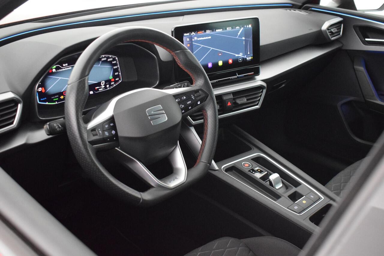 Seat LEON 1.4 TSI 204pk eHybrid PHEV FR Camera Keyless Stoelverwarming Virtual Cockpit Navigatie