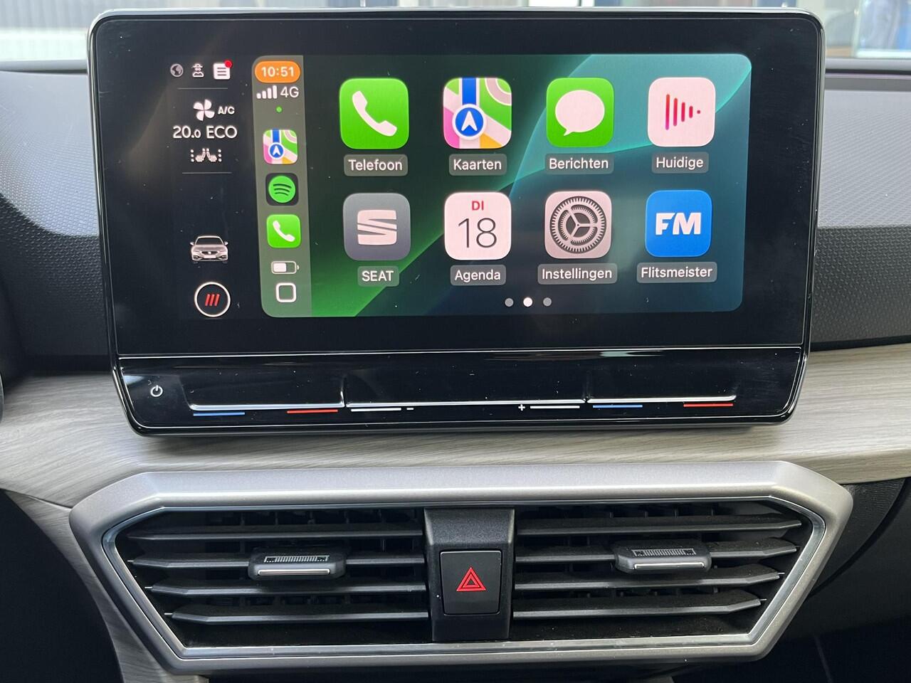 Seat LEON 1.4 TSI eHybrid PHEV Xcellenge | Navi/Adapt.Cruise/Clima/Stoel+Stuurverw./17"/Apple CarPlay/El.Best.Stoel+Memory/Afn.Trekhaak