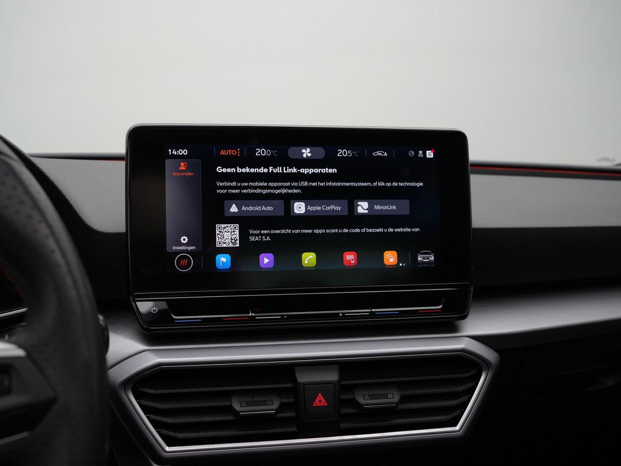 Seat LEON 1.5 eTSI 150 pk DSG FR Launch Edition | Panoramadak | Trekhaak | Navigatie | Parkeersensoren voor/achter