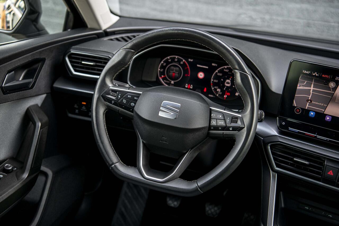 Seat LEON 1.0 TSi 110 pk Style Launch Edition | Elek. Trekhaak | Camera | Stoel-/Stuurwielverwarming