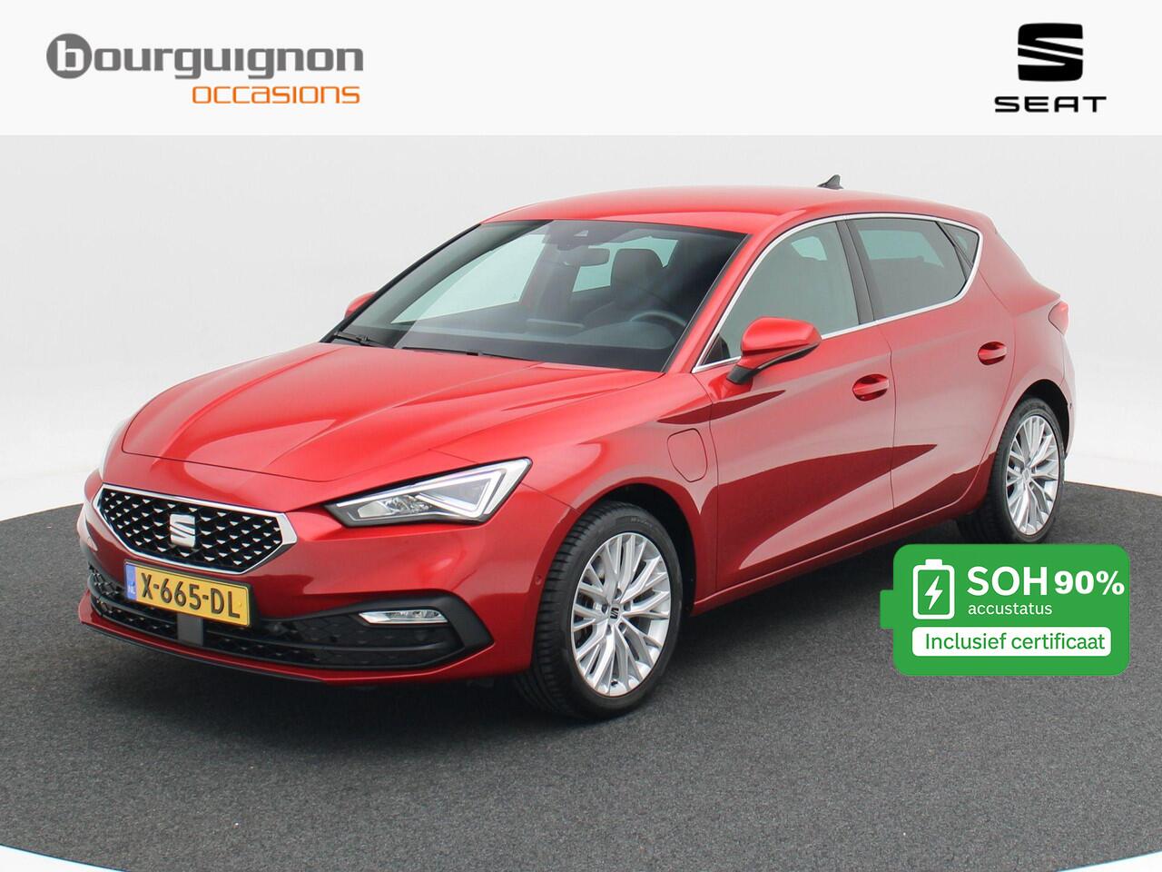 Seat LEON 1.4 TSi eHybrid 204 Pk PHEV | Adaptive Cruise | Climate Control | Stuur/Stoelverwarming | Trekhaak | Carplay | Navigatie | Camera | 17 Inch | 87.265 Km!!
