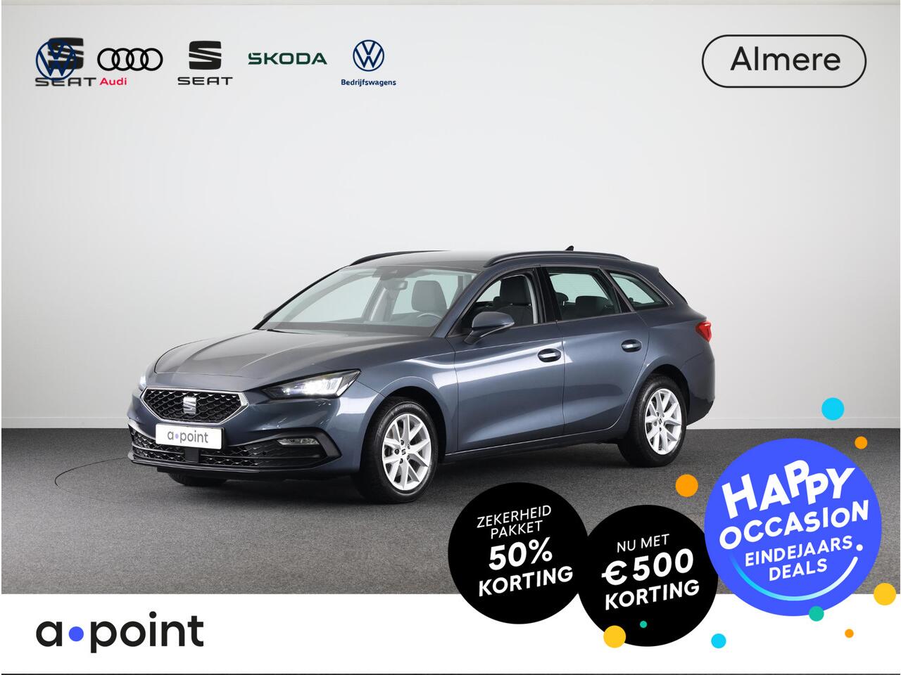 Seat LEON Sportstourer 1.0 TSI | Navigatie via App | Climate Control | Cruise control | LED koplampen | Apple Carplay/Android Auto |