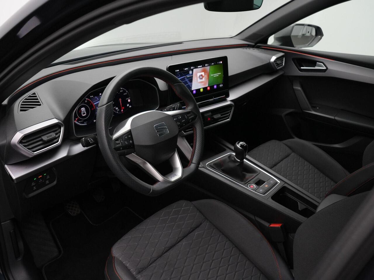 Seat LEON 1.0 TSI 110 pk FR Business Intense | Achteruitrijcamera | Navigatie | Sportonderstel | Side Assist