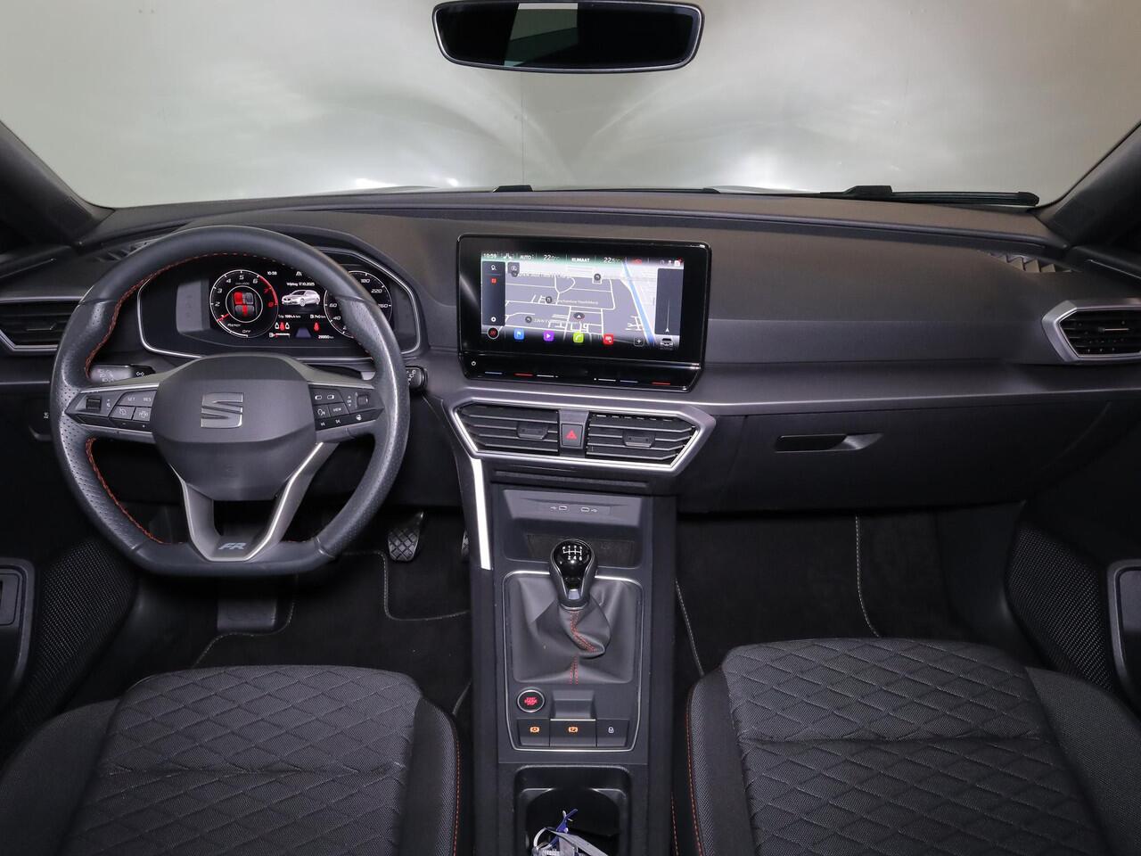 Seat LEON Sportstourer 1.0 TSI FR Business 110 pk | Verlengde garantie | Navigatie | Parkeersensoren achter | LED koplampen | Stoelverwarming | Keyless |