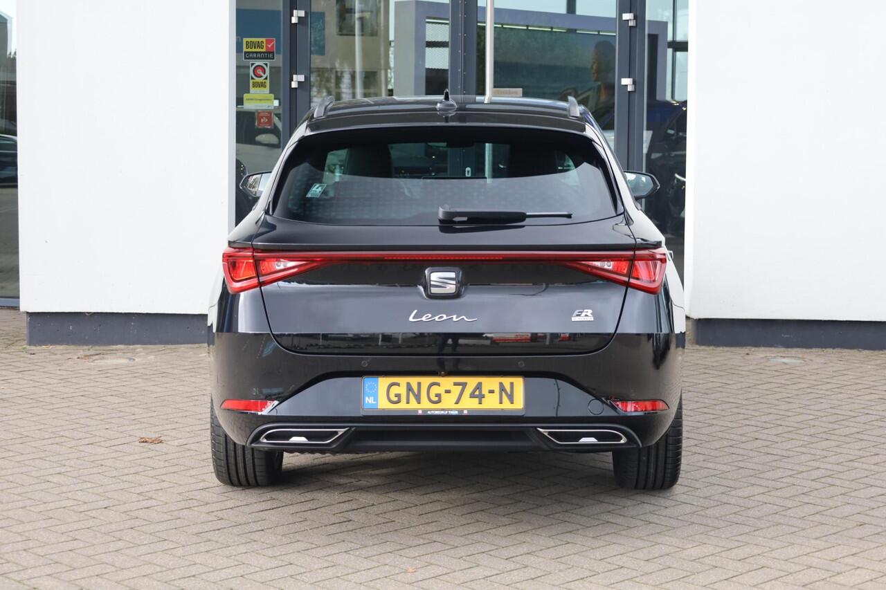 Seat LEON Sportstourer 1.5 TSI e-Hybrid FR PHEV First Edition 204PK / 150kW, Alcantara bekleding, achteruitrijcamera (rear view), full map navigatie, adaptieve cruise control (acc) met Stop & Go en stuurhulp, Apple Carplay / Android Auto, file assistent, verwarmbaa