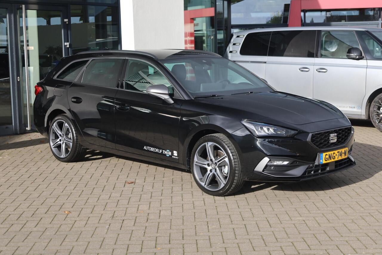 Seat LEON Sportstourer 1.5 TSI e-Hybrid FR PHEV First Edition 204PK / 150kW, Alcantara bekleding, achteruitrijcamera (rear view), full map navigatie, adaptieve cruise control (acc) met Stop & Go en stuurhulp, Apple Carplay / Android Auto, file assistent, verwarmbaa