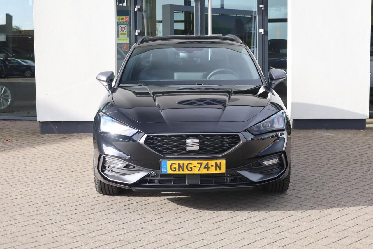 Seat LEON Sportstourer 1.5 TSI e-Hybrid FR PHEV First Edition 204PK / 150kW, Alcantara bekleding, achteruitrijcamera (rear view), full map navigatie, adaptieve cruise control (acc) met Stop & Go en stuurhulp, Apple Carplay / Android Auto, file assistent, verwarmbaa