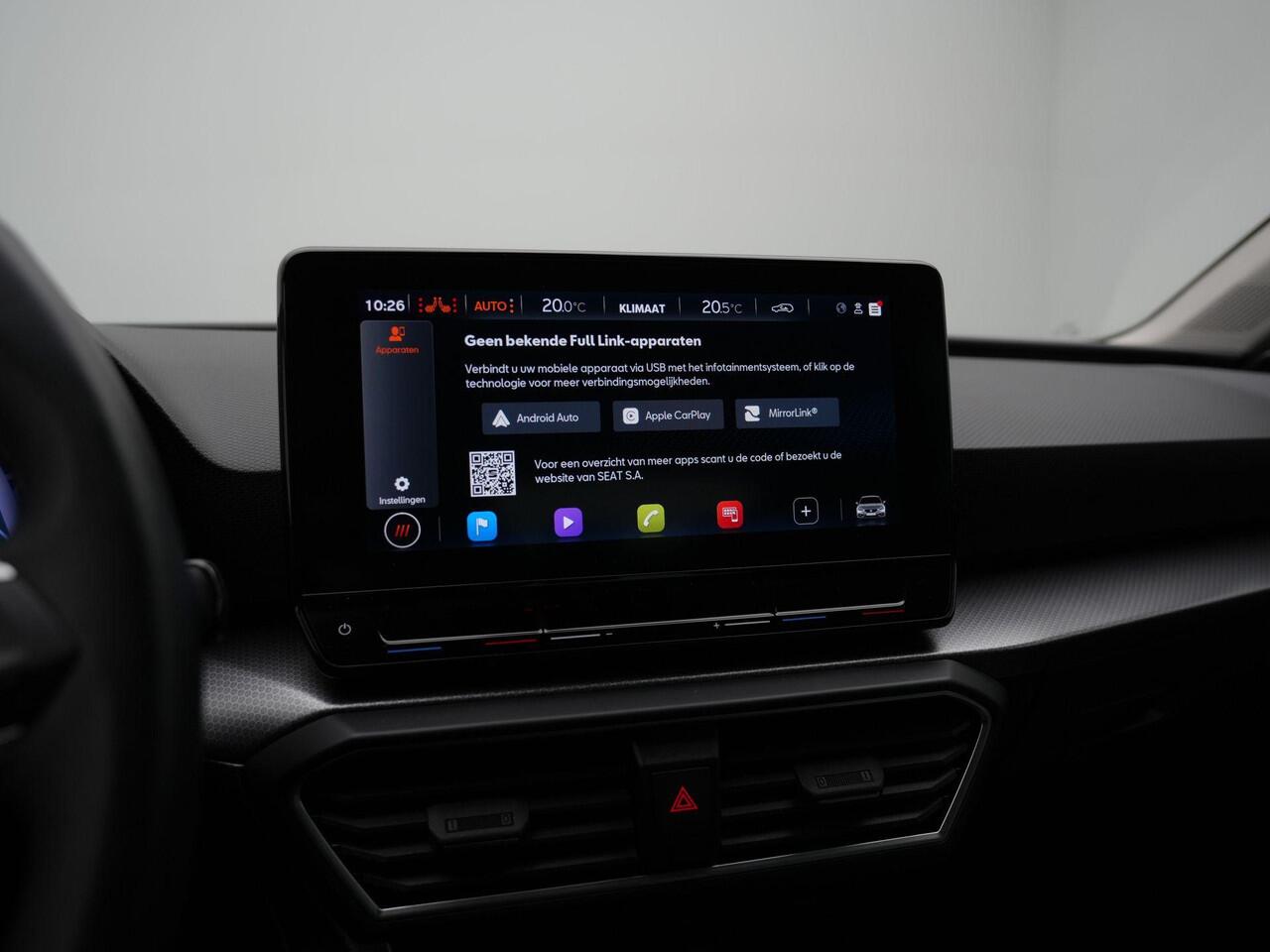 Seat LEON 1.0 TSI 110 pk FR Style | Stuur-/stoelverwarming | Achteruitrijcamera | Navigatie | Adaptive Cruise