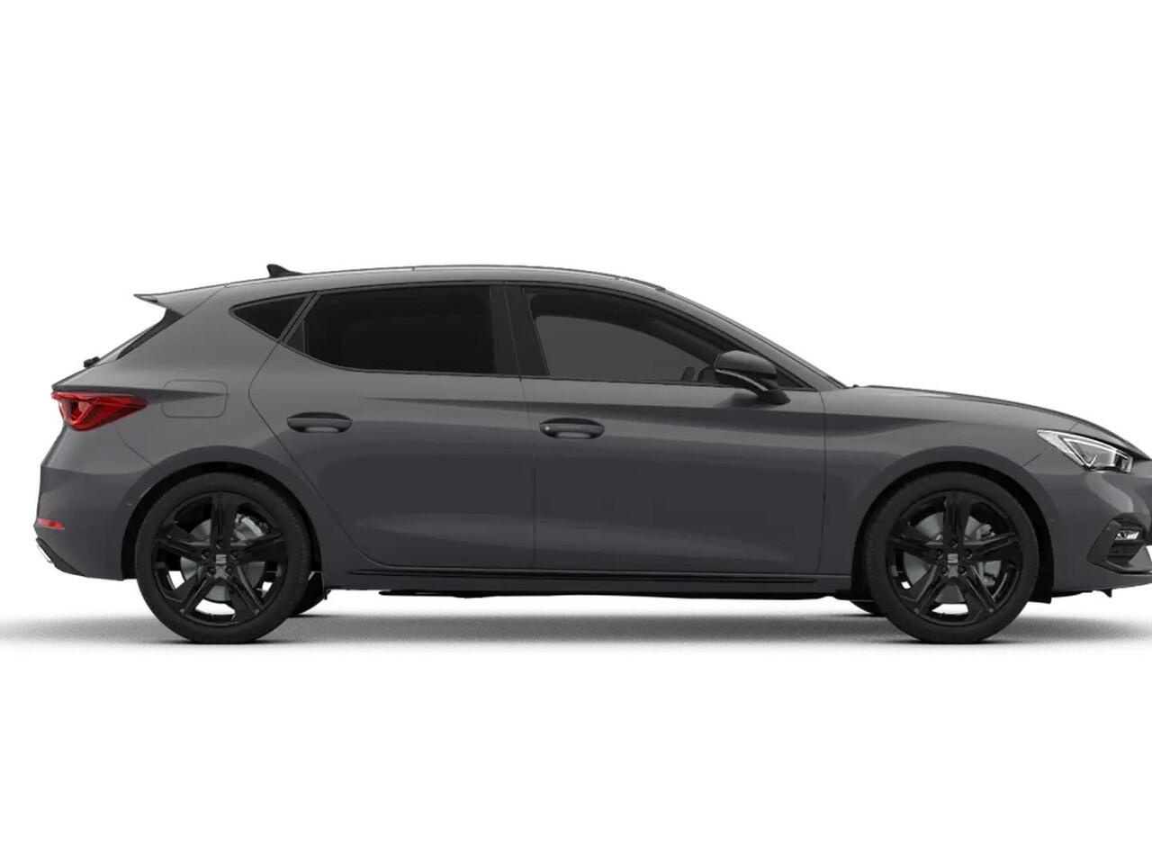 Seat LEON 1.5 TSI e-Hybrid FR Business | Graphene Grey | Black Pack | Glazen schuif-kanteldak | Safe & Driving Pack | C2K - Velgen 'Black Pack', 18 inch