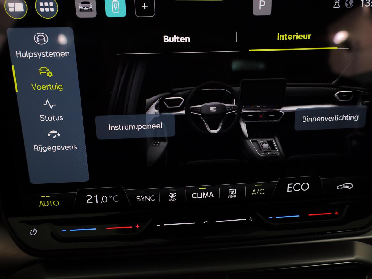 Seat LEON Sportstourer 1.5 TSI e-Hybrid FR PHEV First Edition 204 pk Automaat | Verlengde garantie | Navigatie | Parkeersensoren | Achteruitrijcamera | Autom. airco (3 zones) |