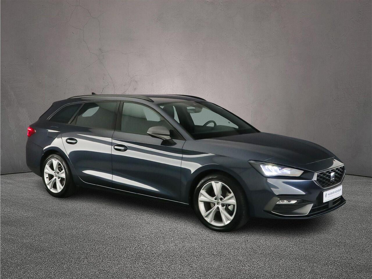 Seat LEON Sportstourer FR 1.0 TSI 115pk Cruise control, LED koplampen, App connect, Parkeersensoren, Airco, DAB, Radio, Bluetooth