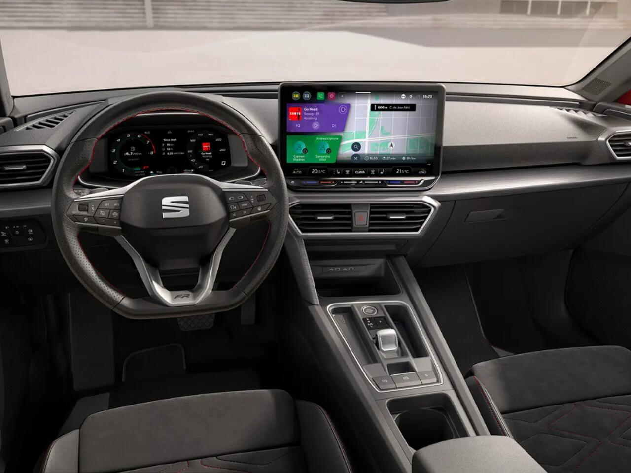 Seat LEON Sportstourer FR Business 1.5 TSI eHybrid 150 kW / 204 PK Statio | Desire Red | Black Pakket | Dinamica Interieur