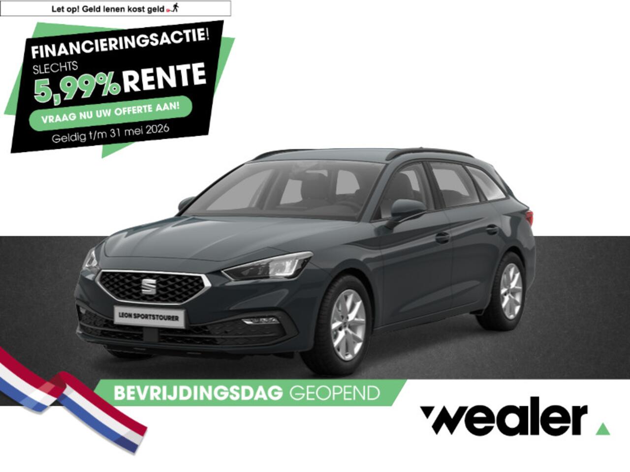 Seat LEON Sportstourer Style 1.5 TSI 85 kW / 115 PK Stationwagen 6 versn.