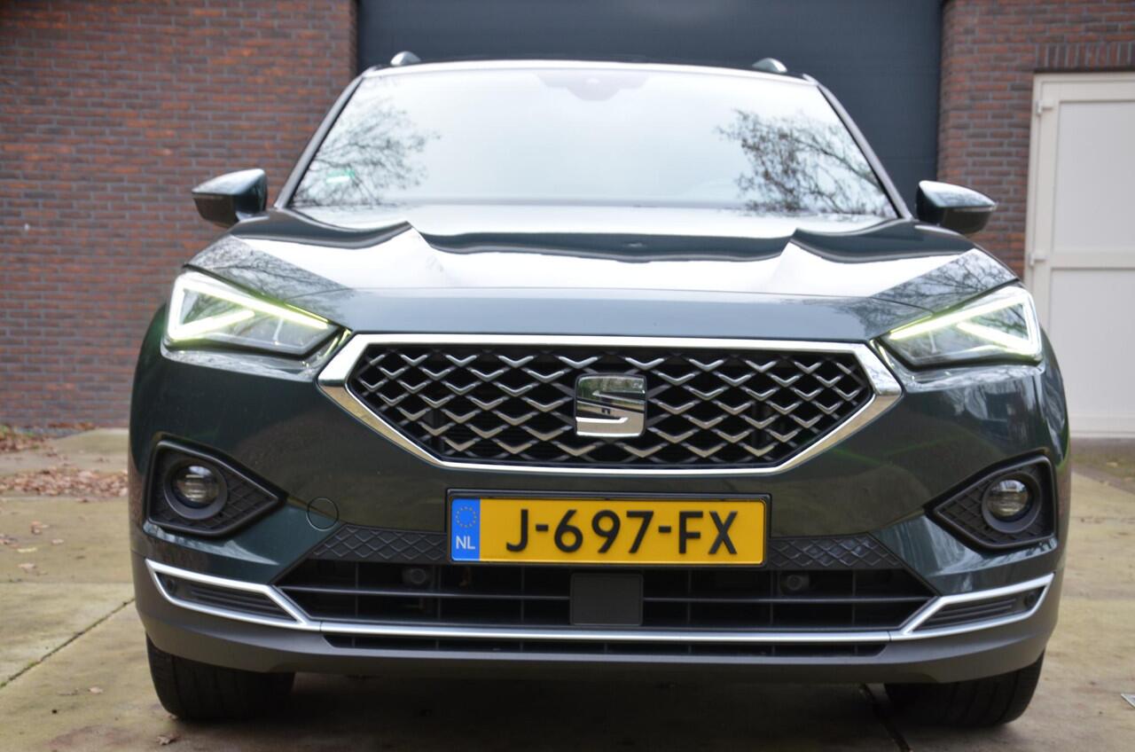 Seat Tarraco 1.5 TSI Xcellence 7 Persoons Automaat/Navi/Pdc/Ecc/Achteruitrijcamera/Virtueel dashboard/Privacy-Glass/Cr-Controle/20-Inch Lmv/Stoel en achterbankverwarming/Leder
