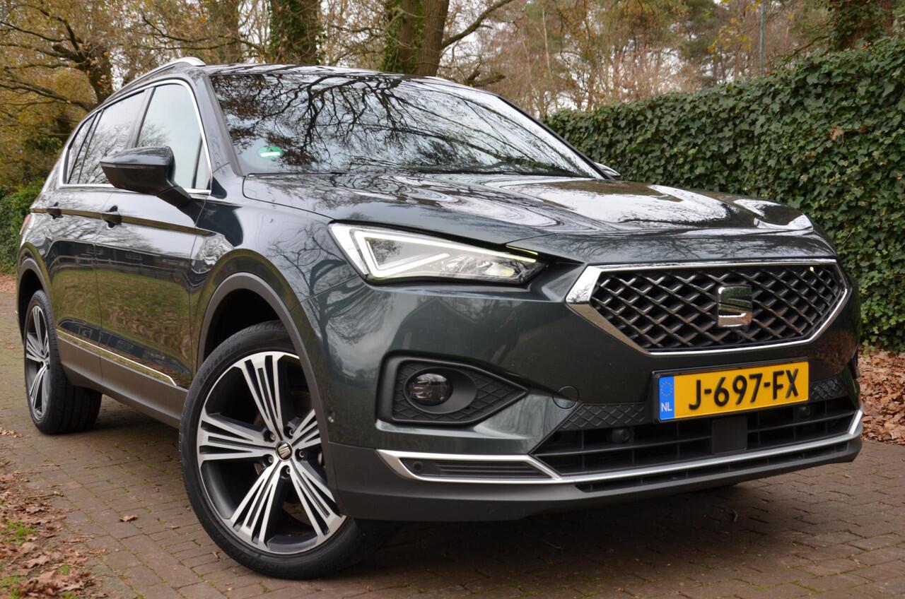 Seat Tarraco 1.5 TSI Xcellence 7 Persoons Automaat/Navi/Pdc/Ecc/Achteruitrijcamera/Virtueel dashboard/Privacy-Glass/Cr-Controle/20-Inch Lmv/Stoel en achterbankverwarming/Leder