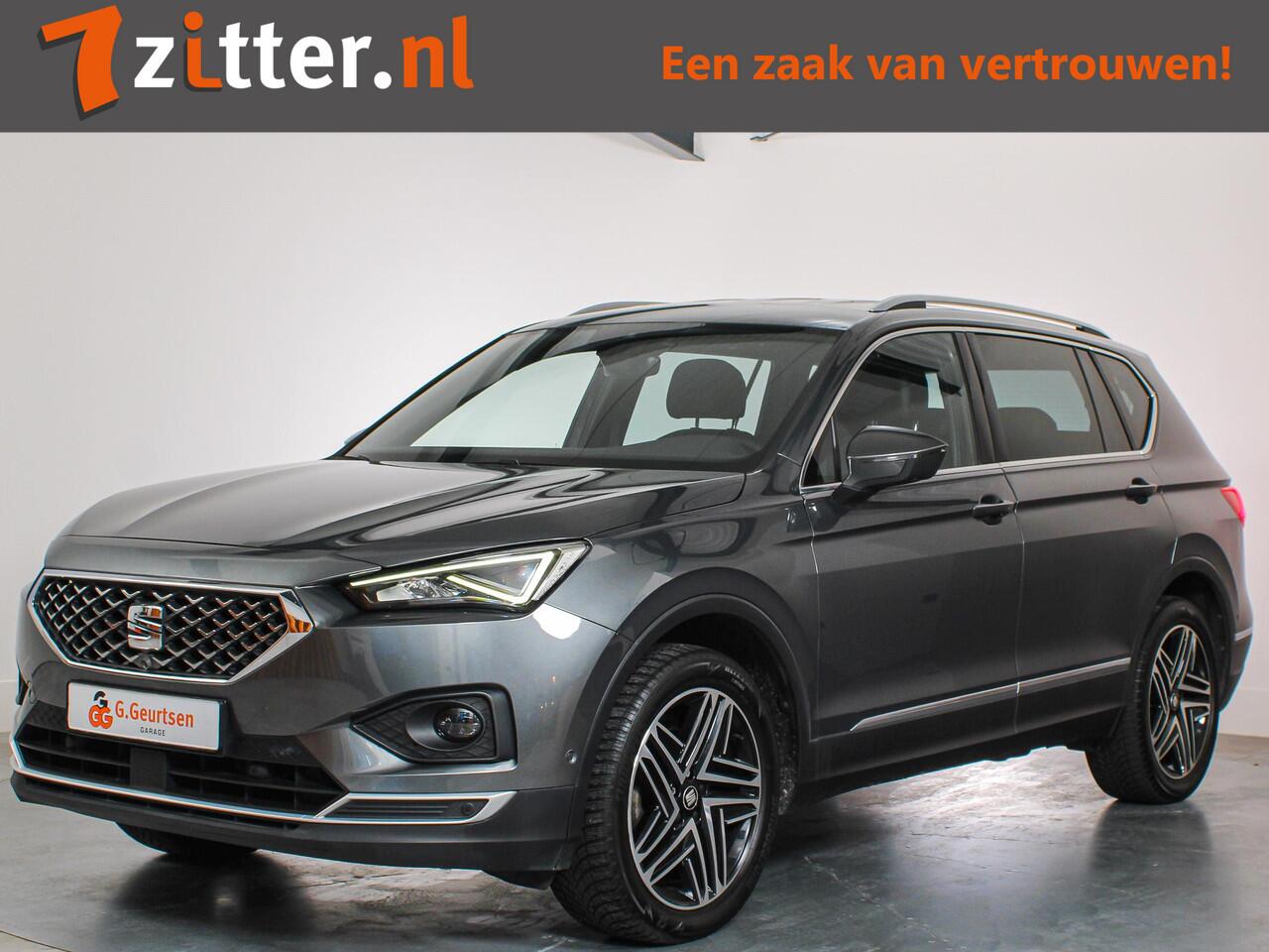 Seat Tarraco 1.5 TSI Xcellence 7-Persoons, Trekhaak, Leder, Keyless, Standkachel, 360Camera, Blind spot,