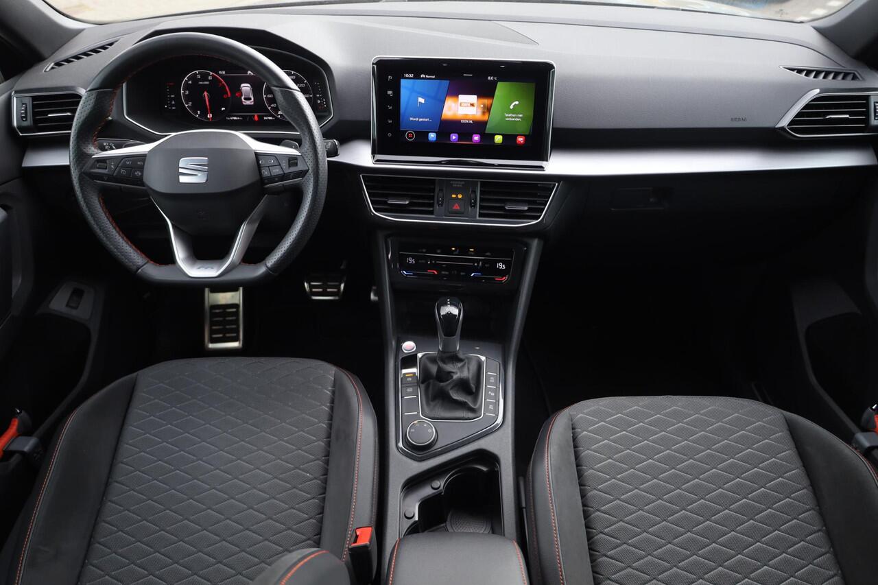 Seat Tarraco 1.5 TSI FR Business Intense 150PK / 110kW DSG, NL auto 1e eigenaar, alarm klasse III, dodehoek sensor (side assist), elektrische achterklep (easy open), keyless start & entry, navigatie, 19" 'Cosmo Grey' LMV, rondomzicht camera (360 graden), adaptieve cru