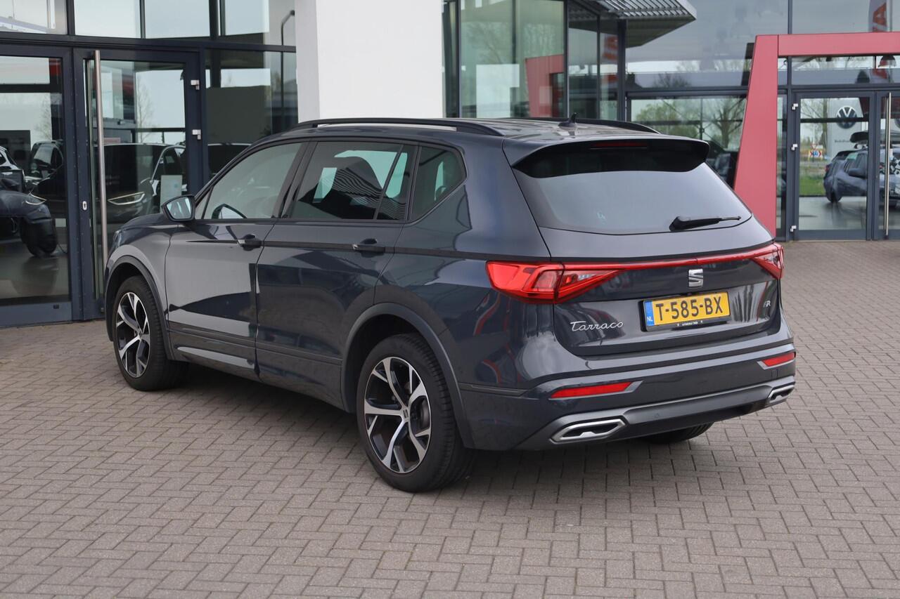 Seat Tarraco 1.5 TSI FR Business Intense 150PK / 110kW DSG, NL auto 1e eigenaar, alarm klasse III, dodehoek sensor (side assist), elektrische achterklep (easy open), keyless start & entry, navigatie, 19" 'Cosmo Grey' LMV, rondomzicht camera (360 graden), adaptieve cru