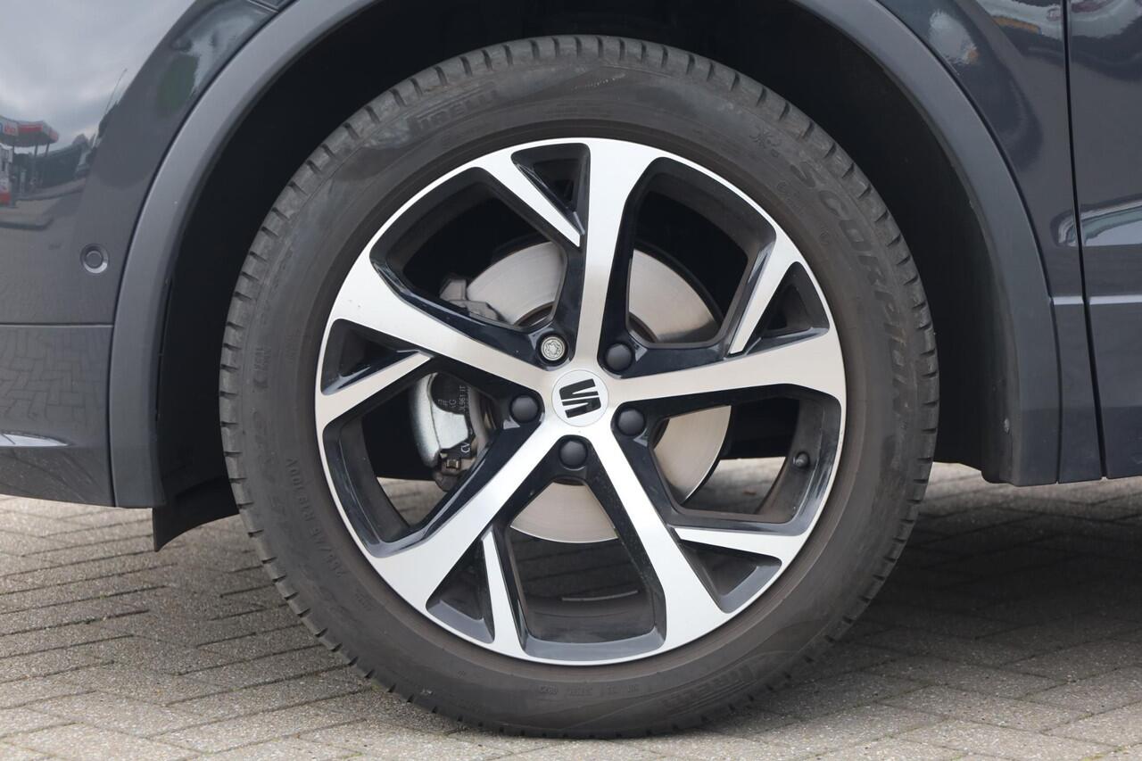 Seat Tarraco 1.5 TSI FR Business Intense 150PK / 110kW DSG, NL auto 1e eigenaar, alarm klasse III, dodehoek sensor (side assist), elektrische achterklep (easy open), keyless start & entry, navigatie, 19" 'Cosmo Grey' LMV, rondomzicht camera (360 graden), adaptieve cru