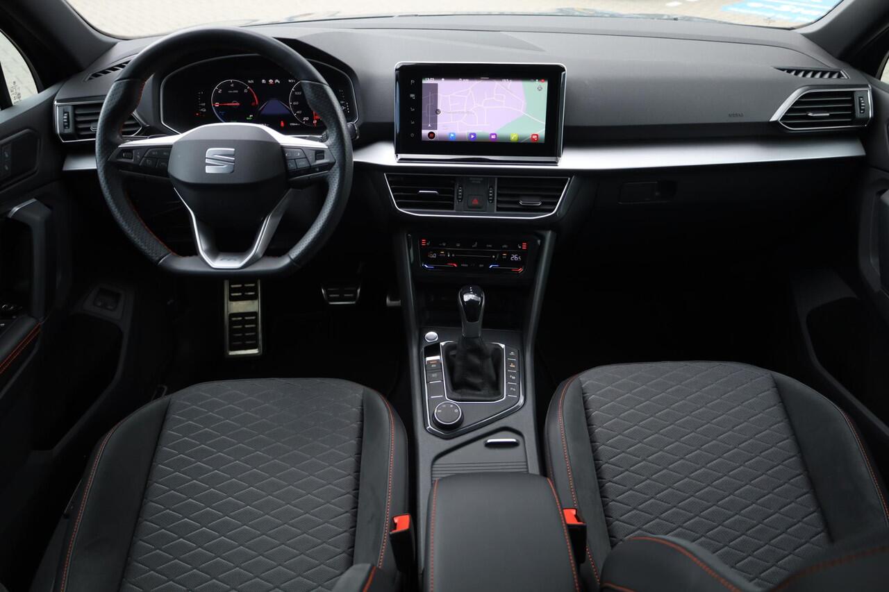 Seat Tarraco 1.4 TSI e-Hybrid PHEV FR Business 150PK / 110kW DSG, Trekhaak elektrisch uitklapbaar, Achteruitrijcamera (rear view), elektrische achterklep, keyless entry, verwarmbare voor- en achterstoelen, verwarmbaar multifunctioneel lederen stuurwiel, adaptieve crui