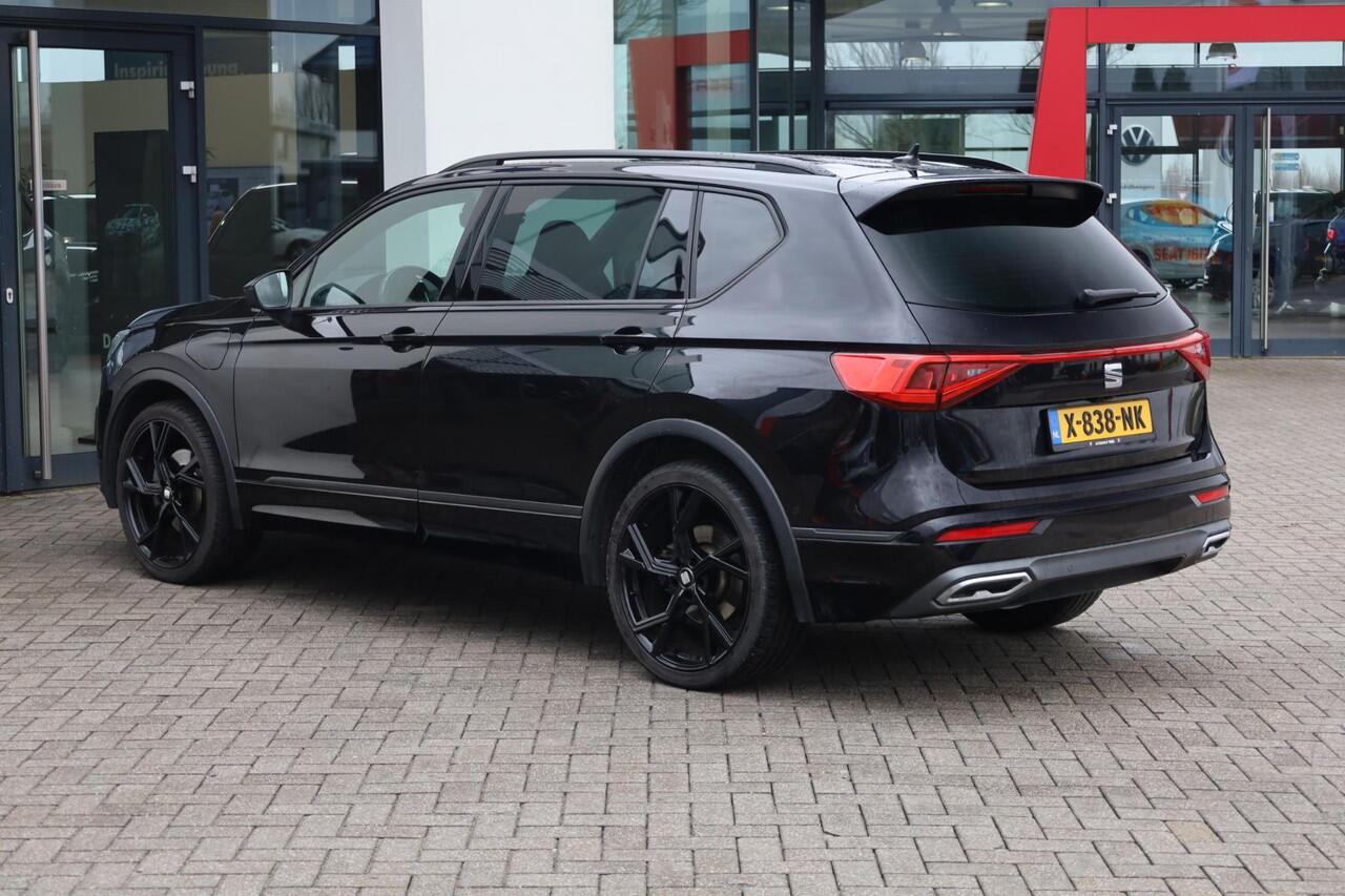 Seat Tarraco 1.4 TSI e-Hybrid PHEV FR Business 240PK / 180kW DSG, NL auto 1e eigenaar door ons nieuw geleverd en onderhouden, PPF folie neus, 21" LMV, rondomzichtcamera (area view), wegklapbare trekhaak, extra getinte ramen achter, panoramadak, voorstoelen verwarmbaar