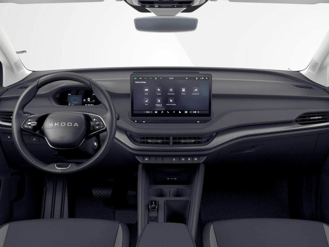 Skoda Elroq Selection Elektromotor 125 kW / 170 PK SUV Elektri | Trekhaak wegklapbaar | PRIVATELEASE 416,- PER MAAND!! | 1500,- INRUILPREMIE!!| 2025 rijden!