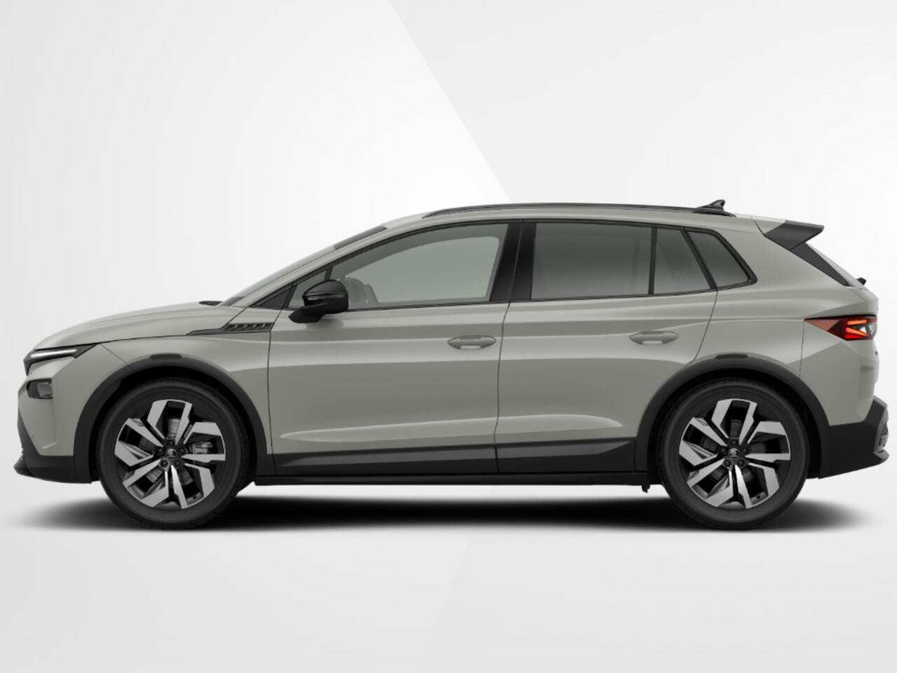 Skoda Elroq Sportline Elektromotor 150 kW/204 PK SUV | Steel Grey | 20 inch Vega Velgen | Private lease v.a. ¤481,- p/m | ¤1500,- inruilpremie