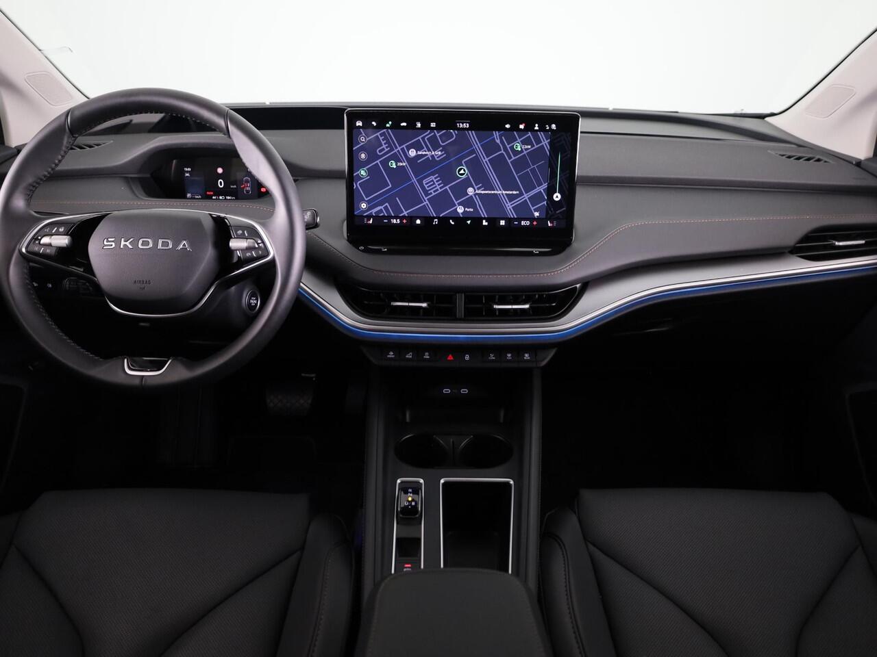 Skoda Elroq 85 Business Edition 286pk | Leder | Head Up | Elek. stoel | 21 inch | 360 camera | Adaptive Cruise | Blind Spot