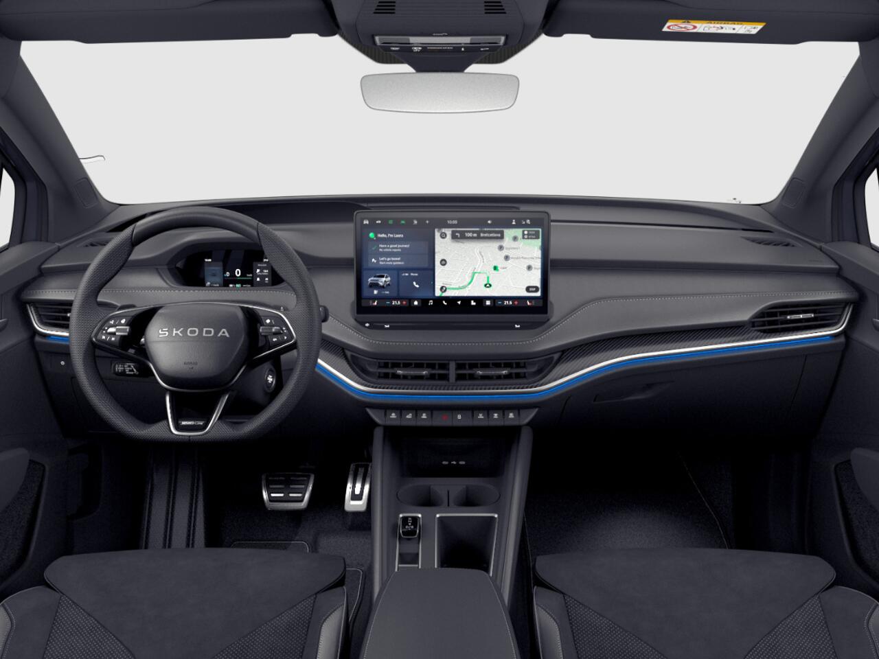 Skoda Elroq Sportline Elektromotor 210 kW / 286 PK SUV Elektri sch | Graphite grey | Trekhaak wegklapbaar | 3000,- inruilbonus