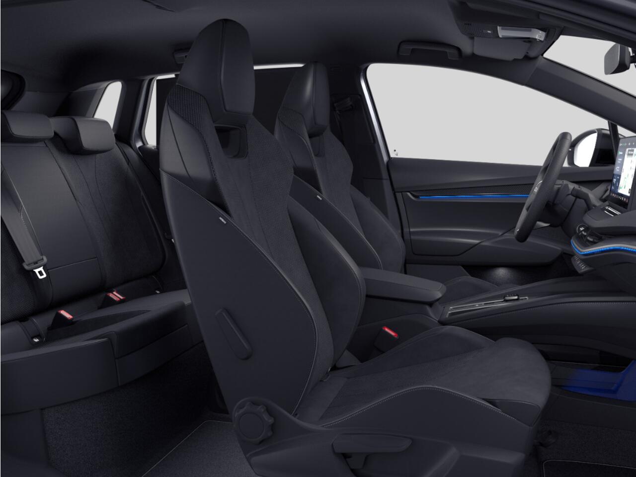 Skoda Elroq Sportline Elektromotor 210 kW / 286 PK SUV Elektri sch | Graphite grey | Trekhaak wegklapbaar | 3000,- inruilbonus