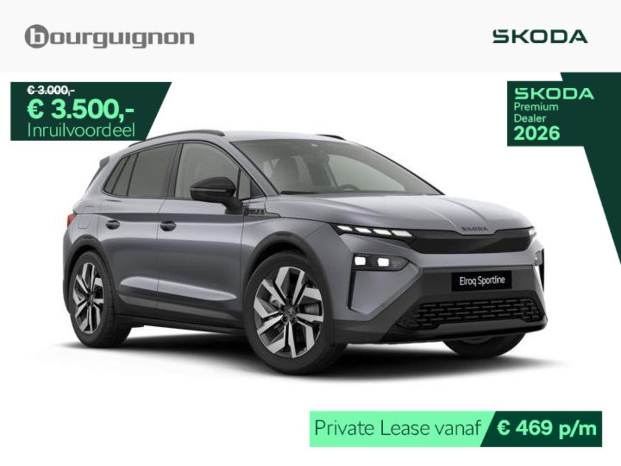 Skoda Elroq Sportline 85 | 286 PK | Trekhaak | Stoelverwarming | Keyless | Adaptive cruise control