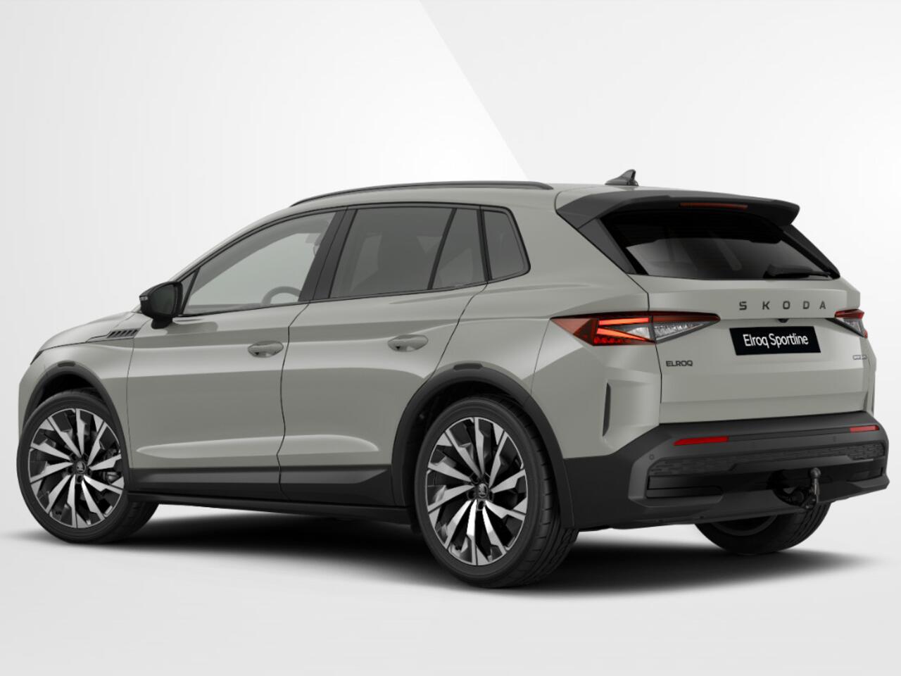 Skoda Elroq Sportline Elektromotor 210 kW / 286 PK SUV Elektri sch | Steel Grey | Trekhaak wegklapbaar | 3000,- inruilbonus